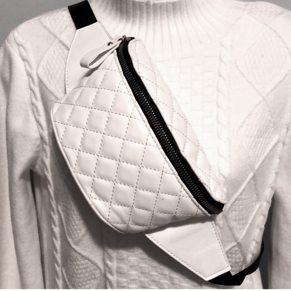 NWT White Chest/Waist Bag